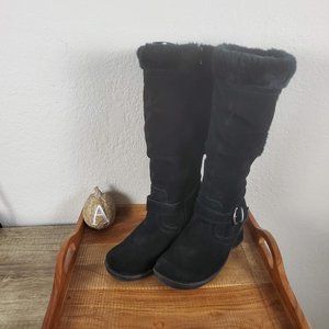 Naturalizer Knee High Boots Faux Fur Size 8.5